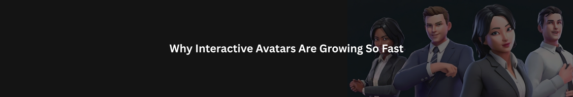 Interactive avatars and AI agents powering a new generation of interfaces