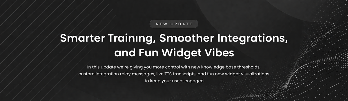 Interactive Avatar April 2026 product update - precision training and widget visuals