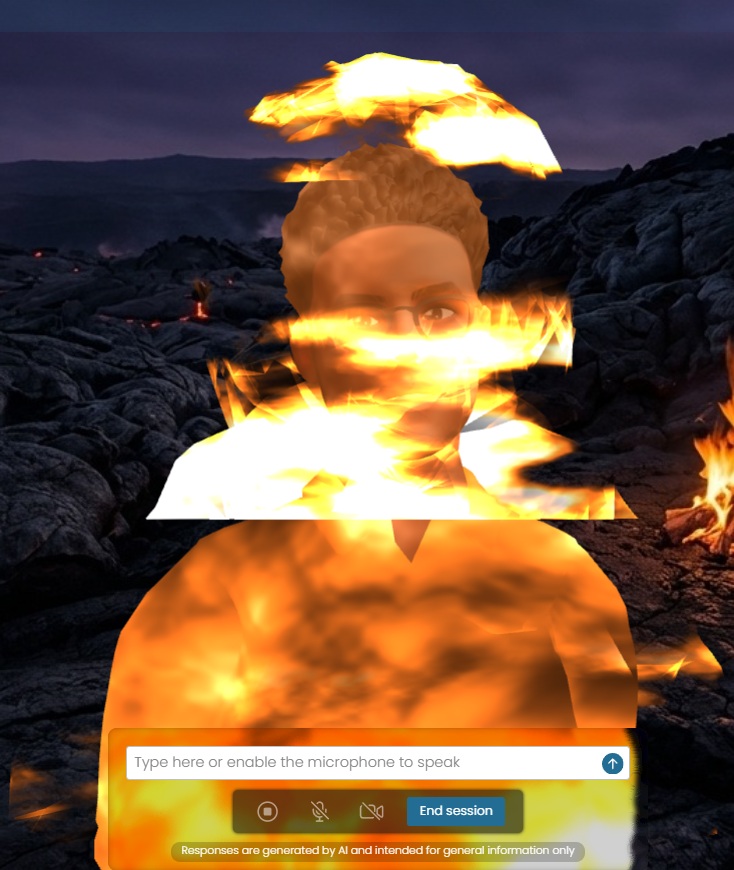 Fire-style avatar preview