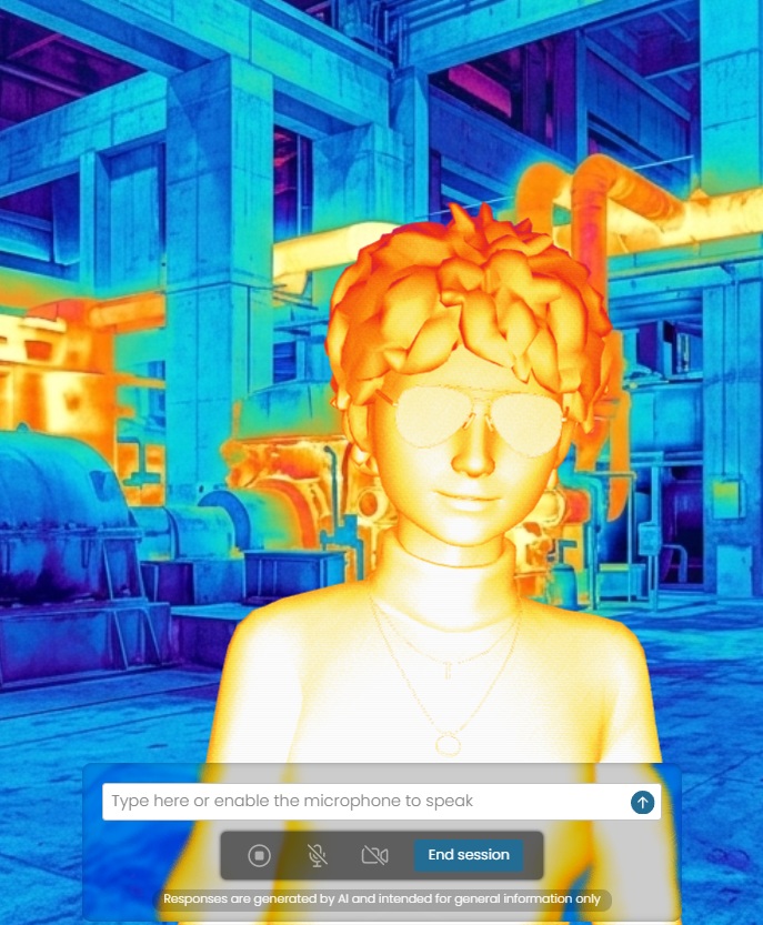 Thermal-style avatar preview