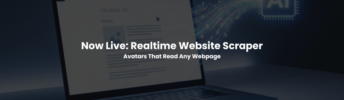 Realtime Website Scraper: Live webpage reading for avatars